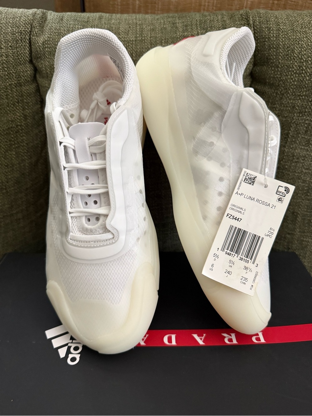 Prada x Adidas  - A+P Luna Rosa 21 (Cloud White)